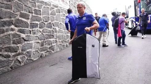 El entrenador uruguayo en uno de sus últimos días en el Azteca