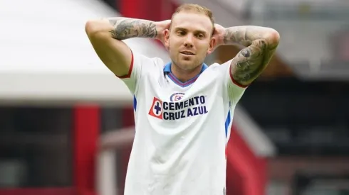 Carlos Rotondi en un partido con Cruz Azul
