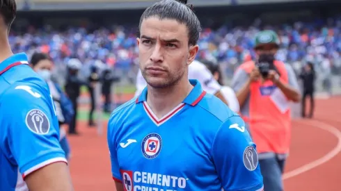 Nacho en el partido ante Pumas