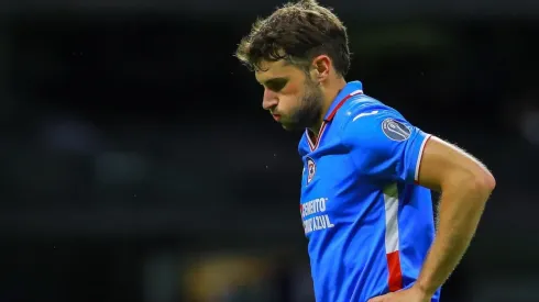 Giménez en un partido con Cruz Azul