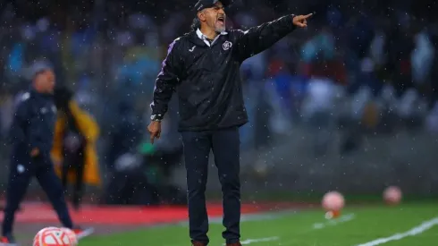 El 'Potro' Gutiérrez en un partido de Cruz Azul