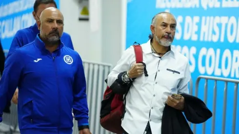 El 'Potro' Gutiérrez en un partido con Cruz Azul