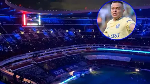 Cruz Azul pintó el Estadio Azteca de azul con espectacular show de luces.