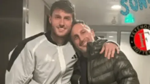 Padre e hijo en Países Bajos.