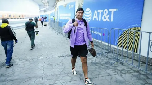 Morales en un partido con Cruz Azul