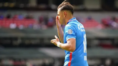 Romero en un partido de Cruz Azul