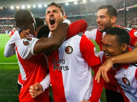 Orgullo celeste: Santi firma gol y mete al Feyenoord a los Octavos