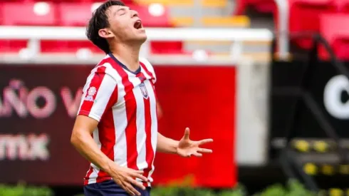 Gutiérrez en un partido con el Tapatío