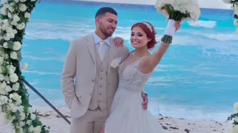 Juan Escobar se casó antes de iniciar la pretemporada con Cruz Azul.