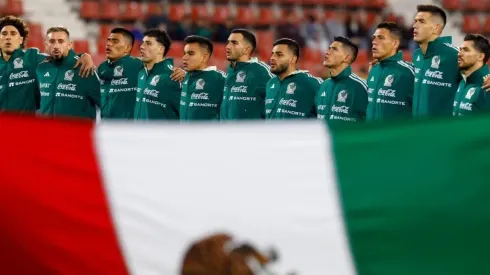 La selección de México en los minutos previos antes del compromiso