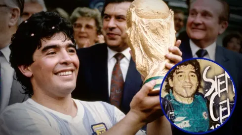 Diego Armando Maradona vistió la camiseta de Cruz Azul en dos ocasiones.