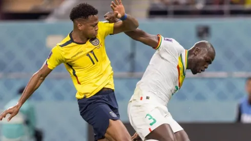 Michael Estrada arrancó como titular con Ecuador en su último partido en Qatar 2022.
