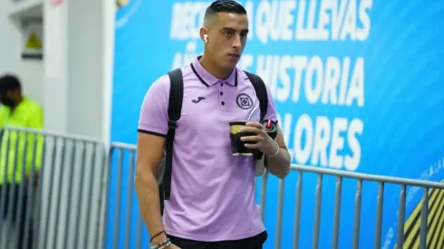 Ramiro Funes Mori en un partido de Cruz Azul