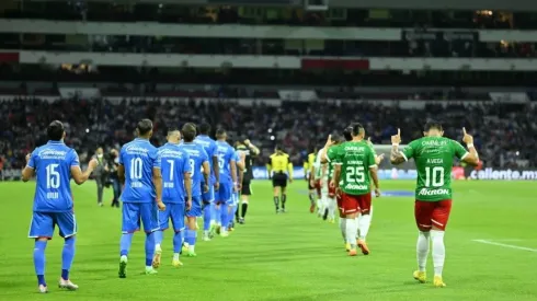 Cruz Azul en el partido ante Chivas del Apertura 2022