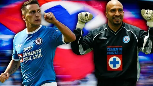 Óscar Pérez y Christian Giménez, dos de los últimos ídolos de Cruz Azul.