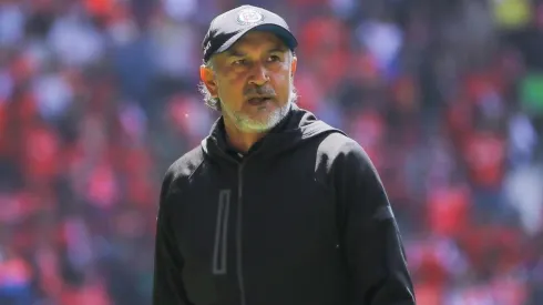 Raúl Gutiérrez en un partido con Cruz Azul