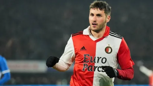 El 'Bebote' en un partido con el Feyenoord