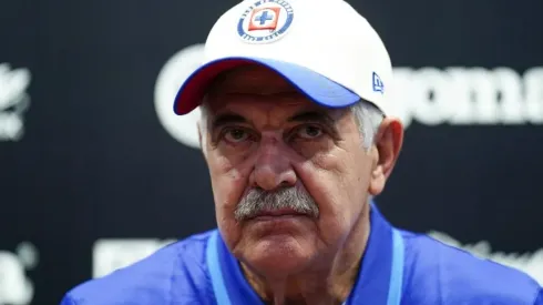 El "Tuca" durante su presentación