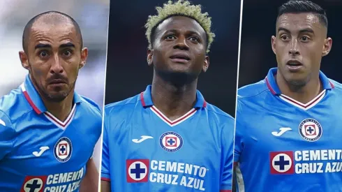 Tres de los jugadores que no han cumplido con las exigencias en Cruz Azul.