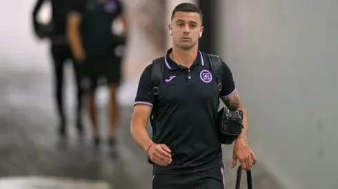 Ramiro Carrera en un partido con Cruz Azul