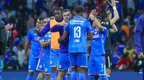 Cruz Azul en el partido contra San Luis