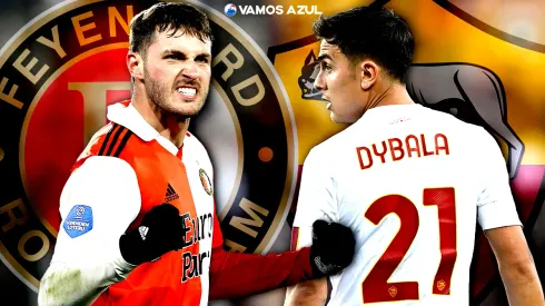 Santi Giménez se enfrentará a Paulo Dybala en la Europa League.