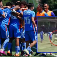 Juvenil del América propina grotesco puñetazo a juvenil de Cruz Azul