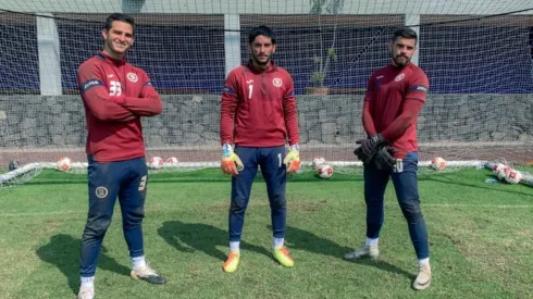 Los tres guardavallas de La Máquina desde hace varios torneos.