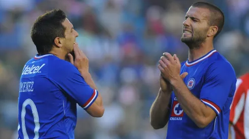 Chaco Giménez y Tito Villa se reunieron con otros exjugadores de Cruz Azul.