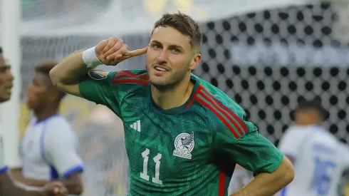 Santi Giménez, el héroe de México en la final de la Copa Oro.