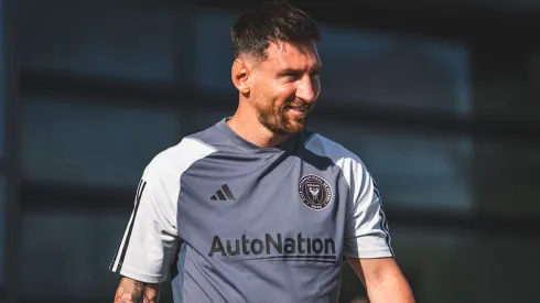 Messi ya entrenó al parejo con Inter Miami.