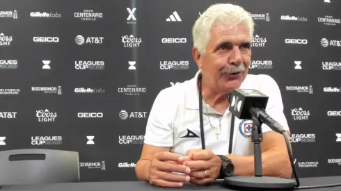 Ricardo Ferretti, DT de Cruz Azul.