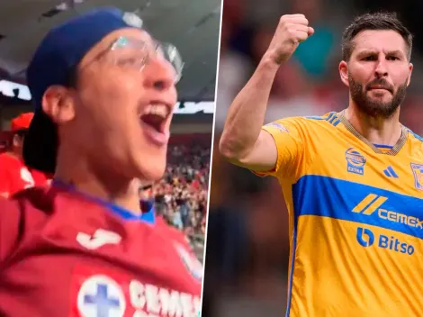 Aficionado de Cruz Azul se hace viral por festejar un gol de Gignac