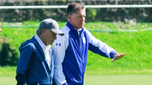 Guillermo Álvarez y Ricardo Peláez en La Noria.