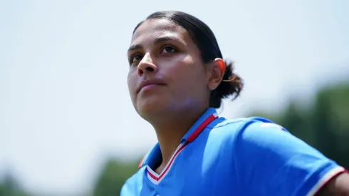 Daniela Flores, jugadora de Cruz Azul Femenil.