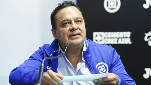 Víctor Velázquez, presidente de Cruz Azul.