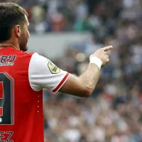 ¡Viva México! Santi Giménez volvio a anotar en la goleada del Feyernood