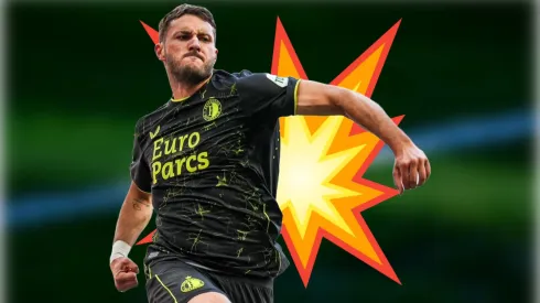 Santi Giménez la está rompiendo.