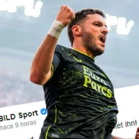 Diario BILD habla del interés de un club alemán en Santi Giménez