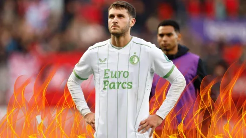 Santiago Giménez mostró su furia contra este medio de comunicación