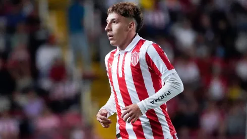 Heriberto Jurado, joven delantero del Necaxa.