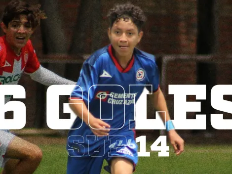 ¿Otro Santi? Hijo de excementero la está rompiendo en la cantera como goleador