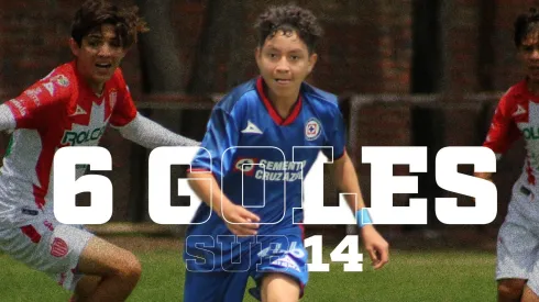 El goleador de Cruz Azul en la Sub 14.