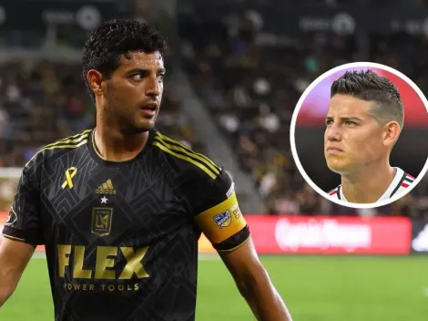 ¿James ayudará al fichaje de Carlos Vela con Cruz Azul?