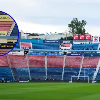 Ya tapó los escudos de Cruz Azul: así luce el Estadio Azul como casa del América