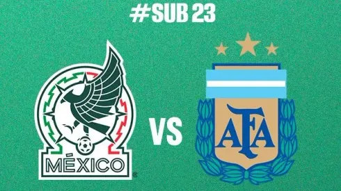 México enfrentará a Argentina en la Sub 23.
