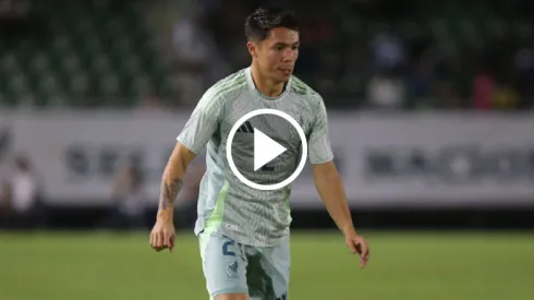 Huescas fue protagonista de la victoria del Tri Sub-23 ante Argentina