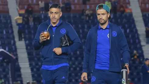 Camilo Cándido y Nacho Rivero, jugadores de Cruz Azul.