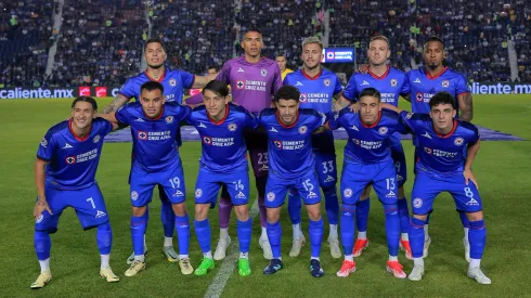 Ciudad de México a 6 de de Abril de 2024.Foto de equipo de Cruz Azul , durante el partido correspondiente a la jornada 14 del torneo Clausura 2024 de la Liga BBVA MX, entre la Máquina Celeste del Cruz Azul y los Rayados de Monterrey, realizado en el estadio Ciudad de los Deportes. Foto: Imago7/ Manlio Contreras