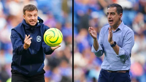 Martín Anselmi (Cruz Azul) y Renato Paiva (Toluca).